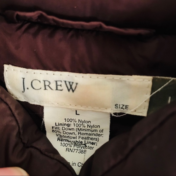 J Crew Down Puffer Jacket - Picture 3 of 8